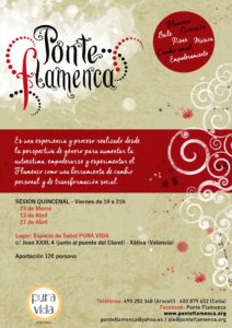 Ponte Flamenca sesión quincenal en Xátiva @ Espacio de Salud PURA VIDA